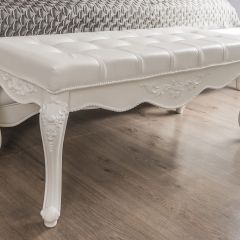 Банкетка Мишель (белый матовый) в Ноябрьске - noyabrsk.mebel24.online | фото 4