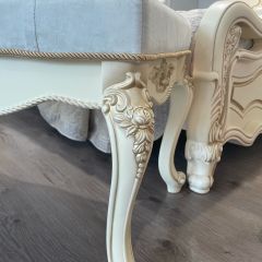 Банкетка Мона Лиза (крем) в Ноябрьске - noyabrsk.mebel24.online | фото 3