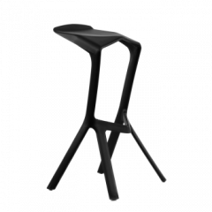 Барный стул Barneo N-227 Miura черный в Ноябрьске - noyabrsk.mebel24.online | фото