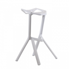 Барный стул Barneo N-228 One белый (95194) в Ноябрьске - noyabrsk.mebel24.online | фото