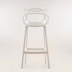 Барный стул Barneo N-235 Masters, белый, design Phillip Stark в Ноябрьске - noyabrsk.mebel24.online | фото 3