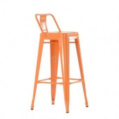 Барный стул Barneo N-242 Tolix Style 2003 Оранжевый в Ноябрьске - noyabrsk.mebel24.online | фото