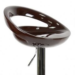 Барный стул Barneo N-6 Disco темно-коричневый глянец в Ноябрьске - noyabrsk.mebel24.online | фото 4