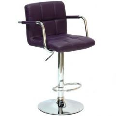 Барный стул Barneo N-69 Kruger Arm Фиолетовый в Ноябрьске - noyabrsk.mebel24.online | фото