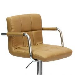 Барный стул Barneo N-69 Kruger Arm Светло-коричневый в Ноябрьске - noyabrsk.mebel24.online | фото 2
