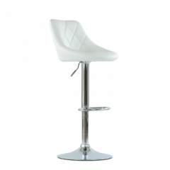Барный стул Barneo N-83 Comfort (Комфорт) белый в Ноябрьске - noyabrsk.mebel24.online | фото