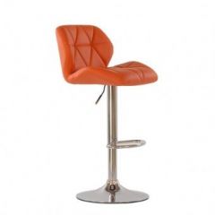 Барный стул Barneo N-85 Diamond оранжевый в Ноябрьске - noyabrsk.mebel24.online | фото 1