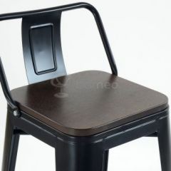 Барный стул N-238 Tolix Wood style Черный в Ноябрьске - noyabrsk.mebel24.online | фото 3