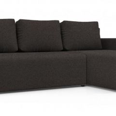 Диван угловой Алиса 3 Bahama GRAFIT - Teos Dark Brown в Ноябрьске - noyabrsk.mebel24.online | фото