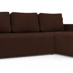 Диван угловой Алиса 3 Bahama VISION - Teos Dark Brown в Ноябрьске - noyabrsk.mebel24.online | фото