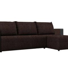 Диван угловой Алиса 3 Savana Chocolate - Teos Dark Brown в Ноябрьске - noyabrsk.mebel24.online | фото