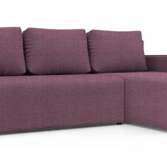 Диван угловой Алиса 3 Shaggy LILAC - TEOS BLACK в Ноябрьске - noyabrsk.mebel24.online | фото