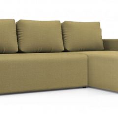 Диван угловой Алиса 3 Vital BANANA - Teos Dark Brown в Ноябрьске - noyabrsk.mebel24.online | фото