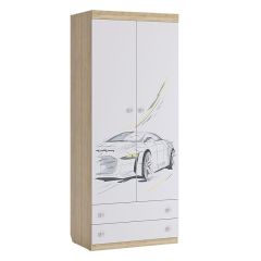ФОРСАЖ Шкаф комбинированный (с ящ. 2-створчатый) в Ноябрьске - noyabrsk.mebel24.online | фото