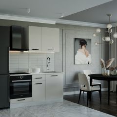 Кухонный гарнитур Шампань 1600 (Стол. 26мм) в Ноябрьске - noyabrsk.mebel24.online | фото