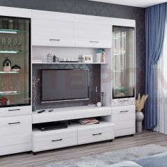 Гостиная Камелия Композиция 11 (Снежный ясень) в Ноябрьске - noyabrsk.mebel24.online | фото