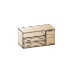 Гостиная Карина Композиция 18 (Ясень Асахи) в Ноябрьске - noyabrsk.mebel24.online | фото 7