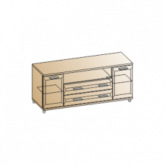 Гостиная Мелисса Композиция 4 (Акация Молдау) в Ноябрьске - noyabrsk.mebel24.online | фото 4