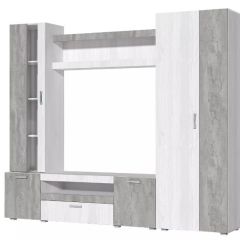Гостиная Соло (Анкор Светлый/Бетонный Камень) в Ноябрьске - noyabrsk.mebel24.online | фото 2