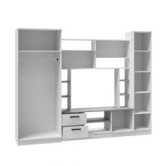 Гостиная СОЛО ЛДСП Белый в Ноябрьске - noyabrsk.mebel24.online | фото 2