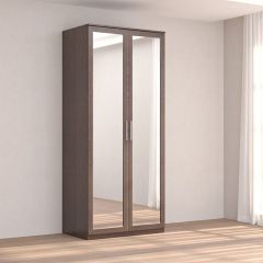 Кэт-4 Шкаф 2-х ств (2 дв зерк) (МДФ Венге) в Ноябрьске - noyabrsk.mebel24.online | фото