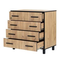 Комод 4 ящика "Лофт 8" в Ноябрьске - noyabrsk.mebel24.online | фото
