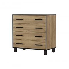 Комод 4 ящика "Лофт 8" в Ноябрьске - noyabrsk.mebel24.online | фото 3