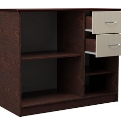 Комод АЛЛА (Венге/дуб млечный) Эко в Ноябрьске - noyabrsk.mebel24.online | фото 2
