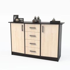 Комод К-2.1 (Венге/Дуб молочный) в Ноябрьске - noyabrsk.mebel24.online | фото