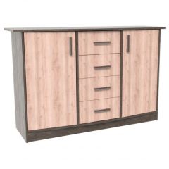 Комод К-2.1 (Ясень анкор/Дуб сакраменто) в Ноябрьске - noyabrsk.mebel24.online | фото