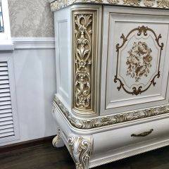 Комод с Зеркалом Алсу (белый глянец) в Ноябрьске - noyabrsk.mebel24.online | фото 9