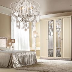 Комод узкий Тиффани штрих-лак/серебро (ТФКМ-2 ) в Ноябрьске - noyabrsk.mebel24.online | фото 2
