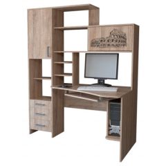 Компьютерный стол КЛ №6.0 правый (Дуб баррик) в Ноябрьске - noyabrsk.mebel24.online | фото