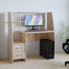Компьютерный стол КЛ №6.2 правый (Дуб баррик) в Ноябрьске - noyabrsk.mebel24.online | фото