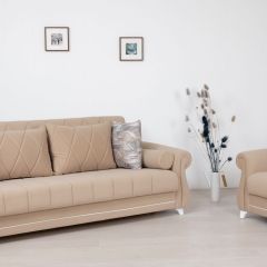 Комплект Роуз ТД 412 диван-кровать + кресло + комплект подушек в Ноябрьске - noyabrsk.mebel24.online | фото