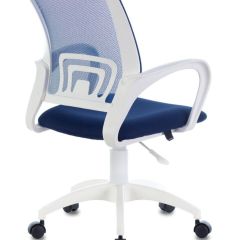 Кресло BRABIX "Fly MG-396W" (белый/темно-синее) 532399 в Ноябрьске - noyabrsk.mebel24.online | фото 4