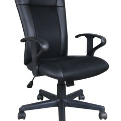 Кресло BRABIX "Optima MG-370" (экокожа/ткань, черное) 531580 в Ноябрьске - noyabrsk.mebel24.online | фото