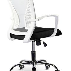 Кресло BRABIX "Wings MG-306" (пластик белый, хром, сетка, серое/черное) 532010 в Ноябрьске - noyabrsk.mebel24.online | фото 4