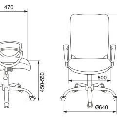 Кресло Бюрократ CH-599AXSN/32B/TW-11 черный TW-32K01 в Ноябрьске - noyabrsk.mebel24.online | фото 4