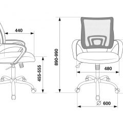 Кресло Бюрократ CH-695N/SL/BLACK черный TW-01 черный TW-11 в Ноябрьске - noyabrsk.mebel24.online | фото 4