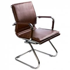 Кресло для посетителя Бюрократ CH-993-Low-V/Brown коричневый в Ноябрьске - noyabrsk.mebel24.online | фото