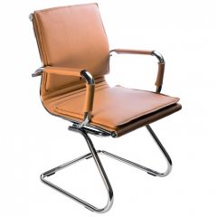 Кресло для посетителя Бюрократ CH-993-Low-V/Camel светло-коричневый в Ноябрьске - noyabrsk.mebel24.online | фото