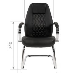 Кресло для посетителя CHAIRMAN 950 V Черное в Ноябрьске - noyabrsk.mebel24.online | фото 4