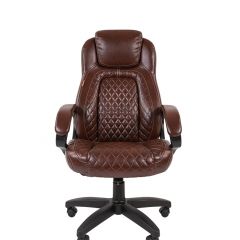 Кресло для руководителя  CHAIRMAN 432 (Экокожа коричневая) в Ноябрьске - noyabrsk.mebel24.online | фото 2