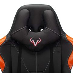 Кресло игровое Бюрократ VIKING 5 AERO ORANGE черный/оранжевый в Ноябрьске - noyabrsk.mebel24.online | фото 6