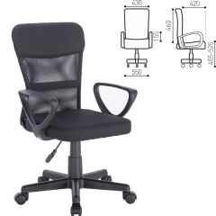 Кресло КОМПАКТНОЕ BRABIX "Jet MG-315" (черное) 531839 в Ноябрьске - noyabrsk.mebel24.online | фото 2
