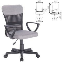 Кресло КОМПАКТНОЕ BRABIX "Jet MG-315" (серое) 531840 в Ноябрьске - noyabrsk.mebel24.online | фото 2