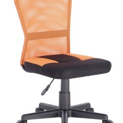 Кресло компактное BRABIX "Smart MG-313" черное/оранжевое, 531844 в Ноябрьске - noyabrsk.mebel24.online | фото