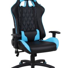 Кресло компьютерное BRABIX "GT Master GM-110" (черное/голубое) 531928 в Ноябрьске - noyabrsk.mebel24.online | фото