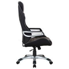 Кресло компьютерное BRABIX Techno GM-002 (ткань) черное/серое, вставки белые (531815) в Ноябрьске - noyabrsk.mebel24.online | фото 4